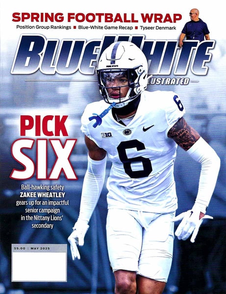 Blue White Illustrated May 2025 cover